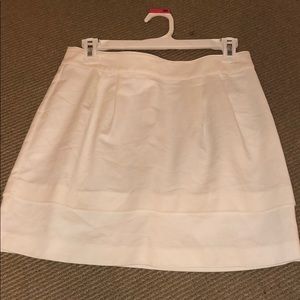 Forever 21 white pleated skirt